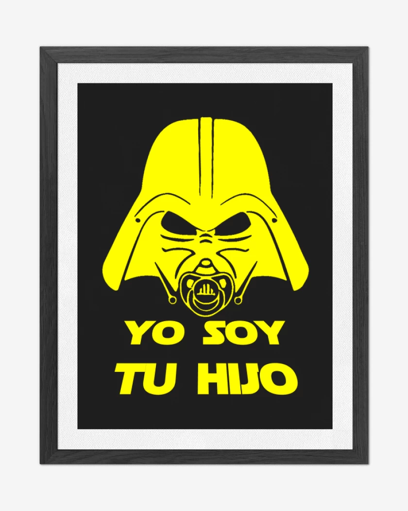 Cuadro decorativo Negro de Yo soy tu hijo