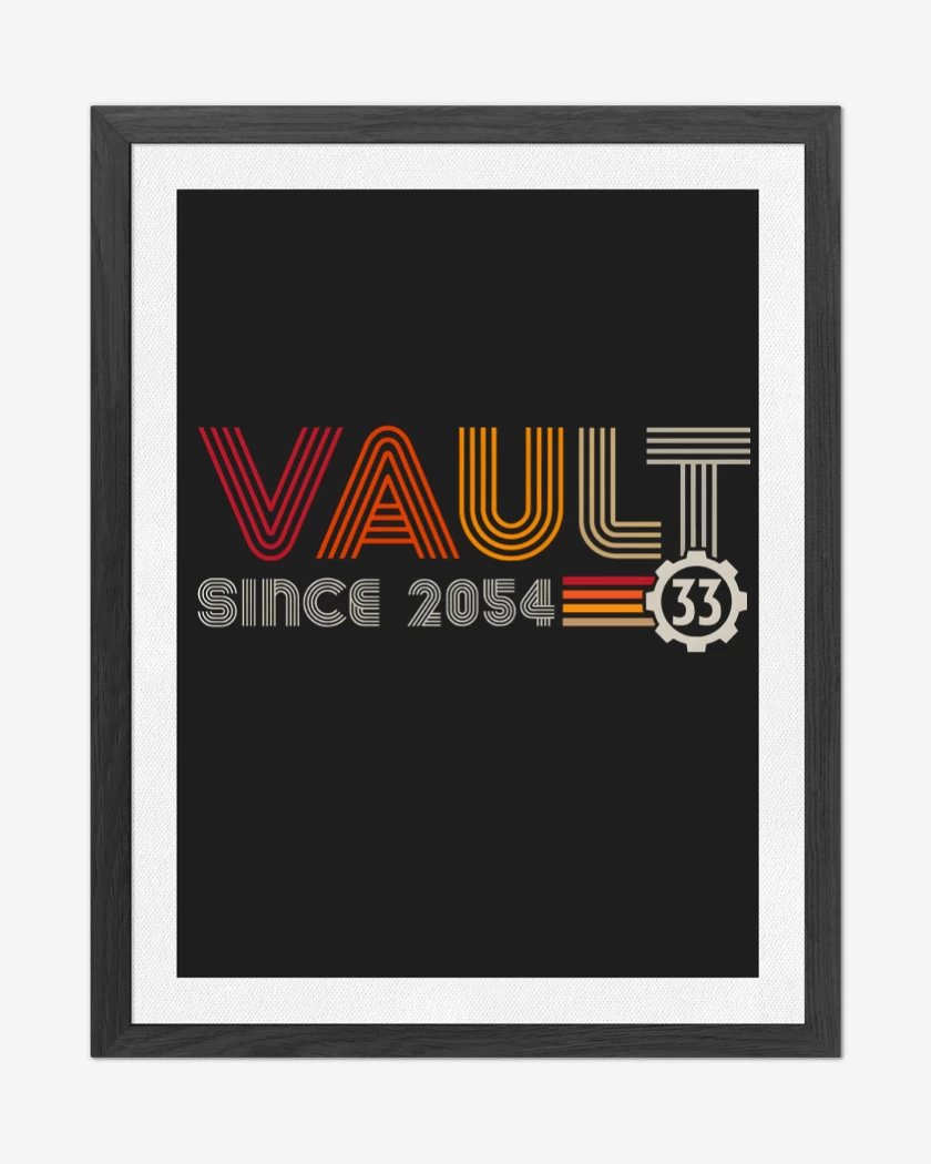 Cuadro decorativo Negro de Vault 2054