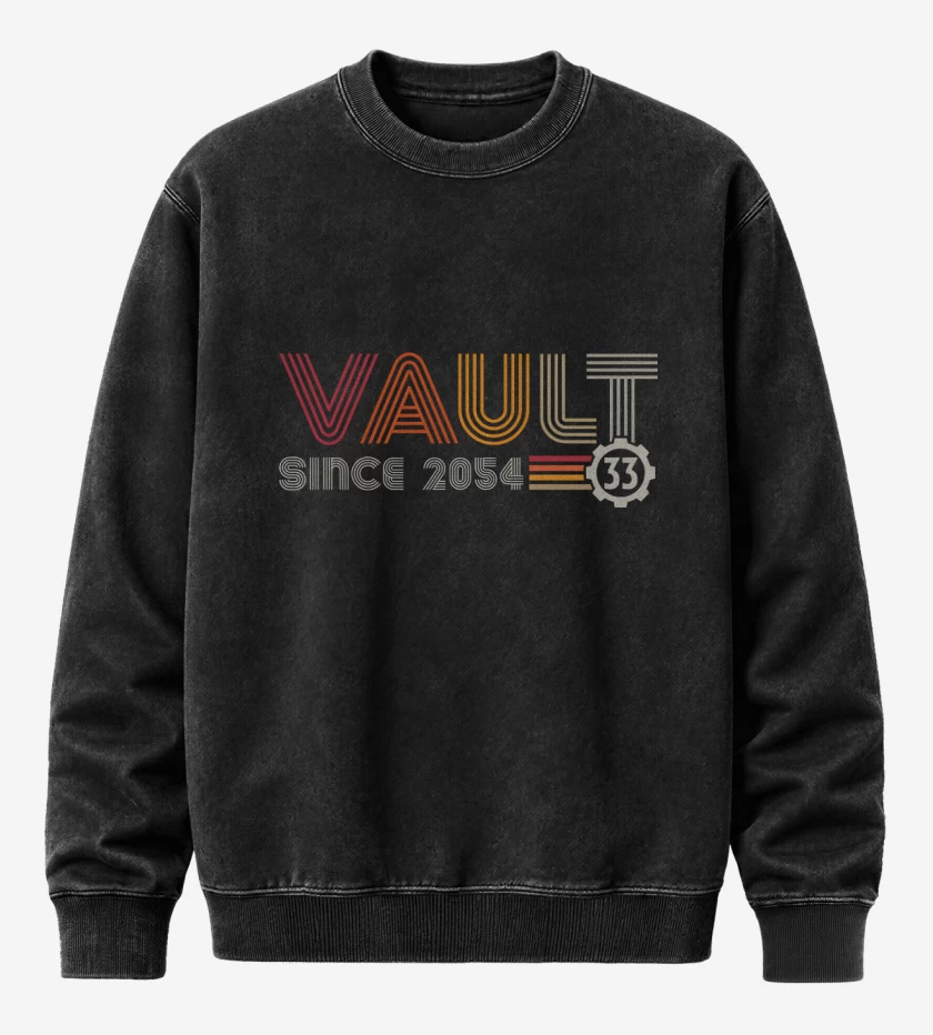Poleron Polo Acid Wash Negro de Vault 2054