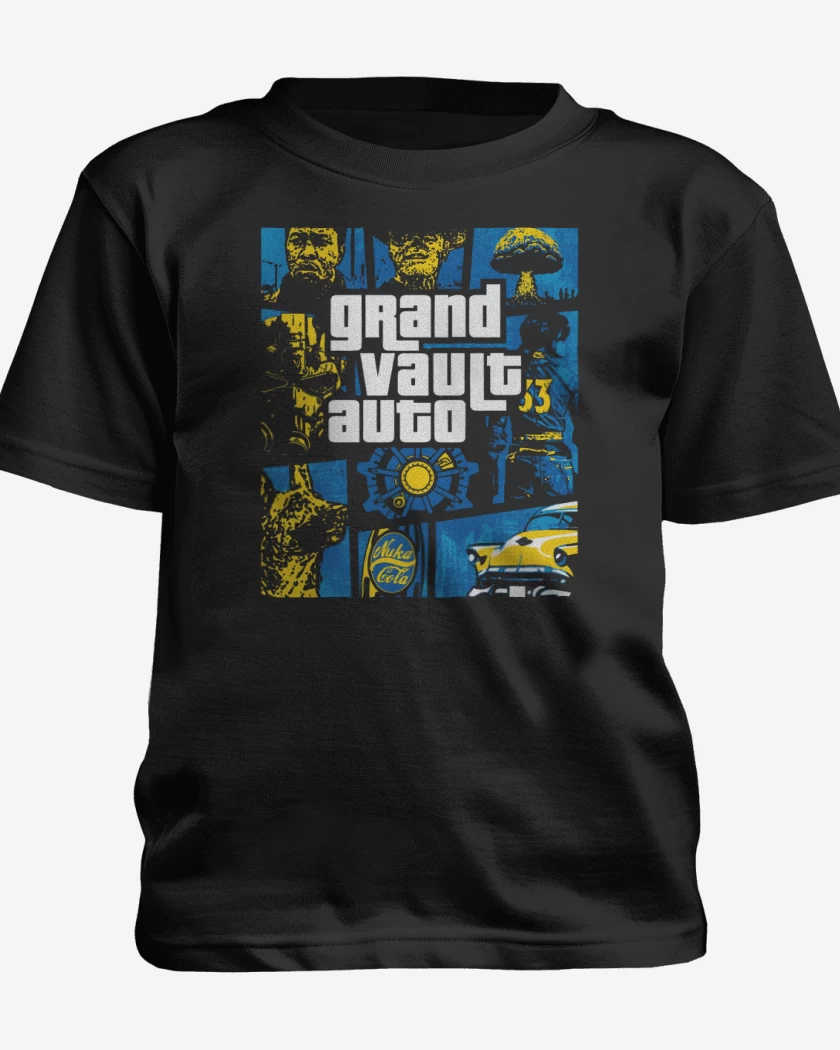 Polera de niño Negro de Grand Vault Auto