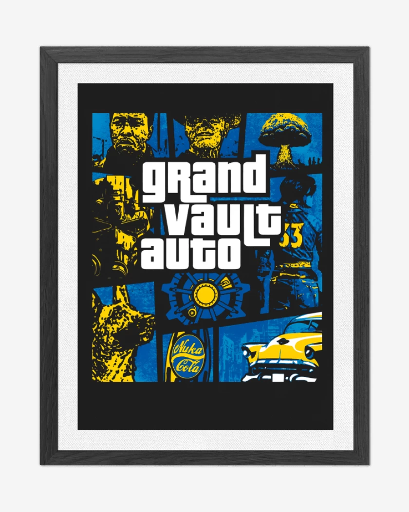 Cuadro decorativo Negro de Grand Vault Auto