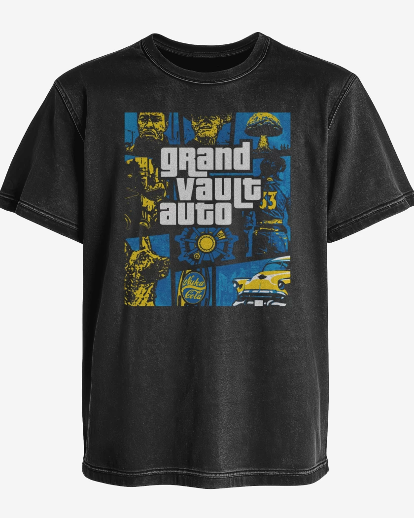 Polera desgastada Grand Vault Auto