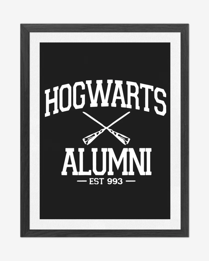 Cuadro decorativo Hogwarts alumni