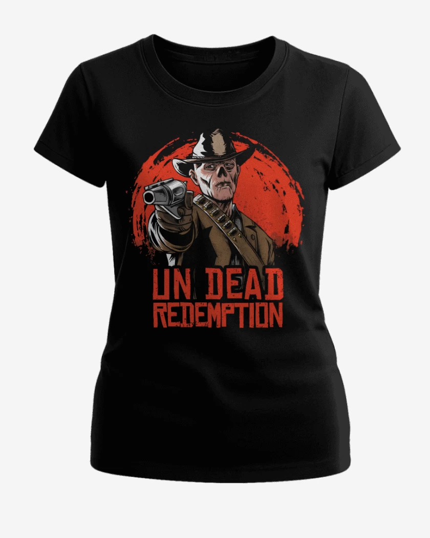 Polera de Mujer Negro de Undead Redemption
