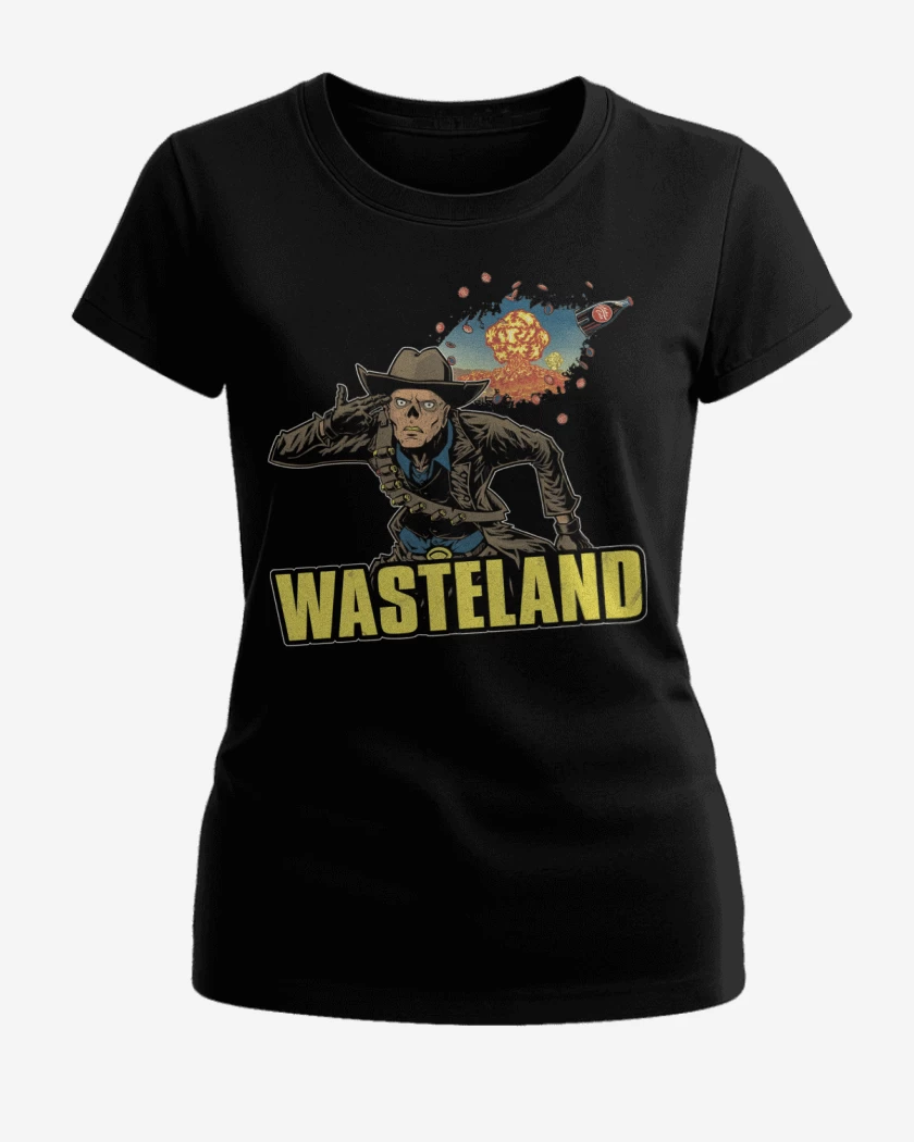 Polera de Mujer Negro de Wasteland 