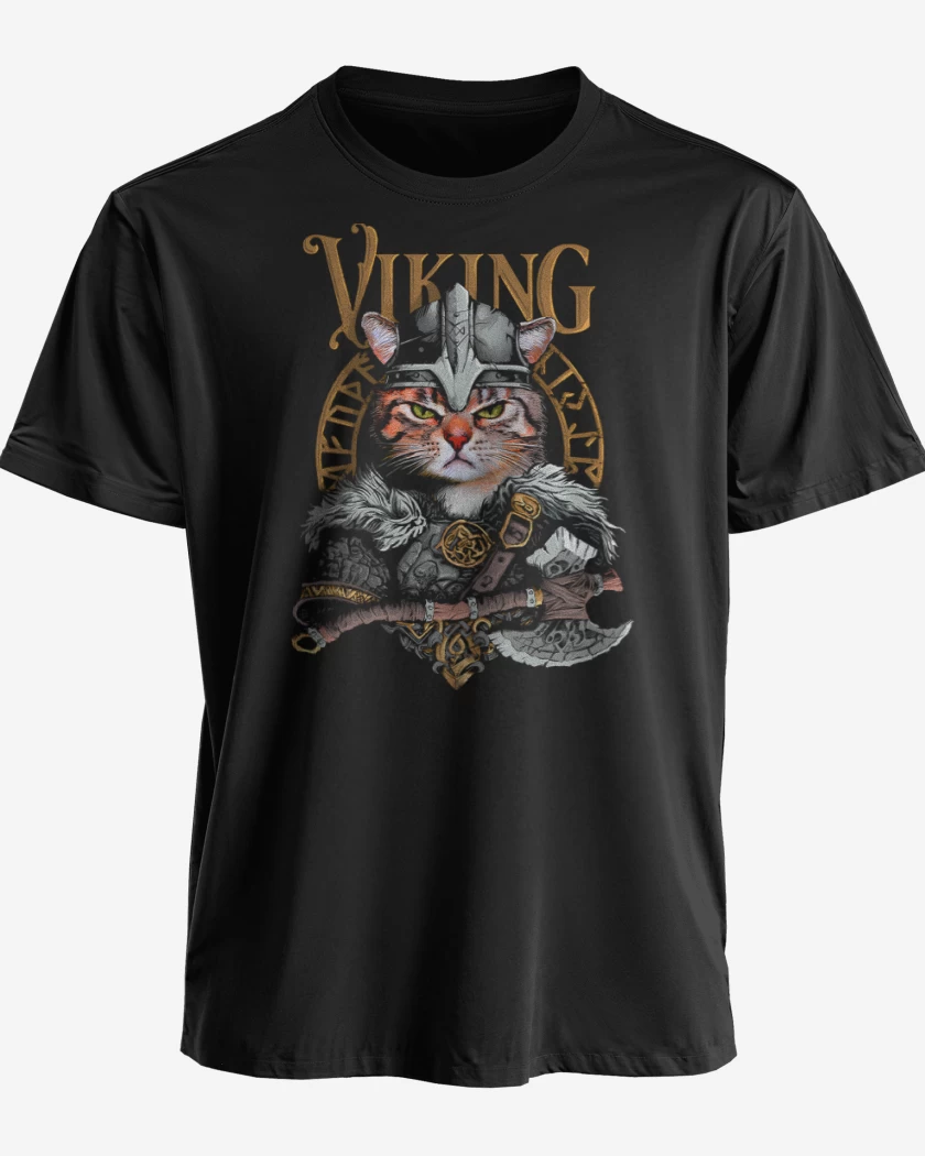 Polera premium Negro de VikinGato