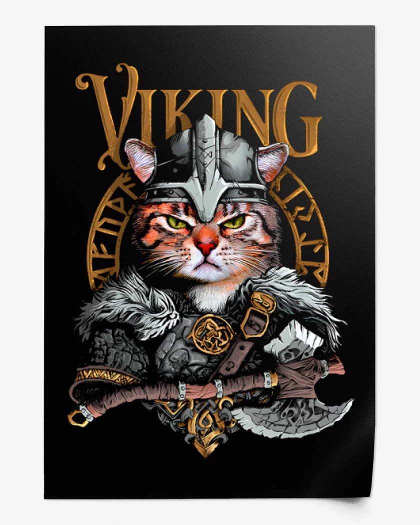 Print Negro de VikinGato