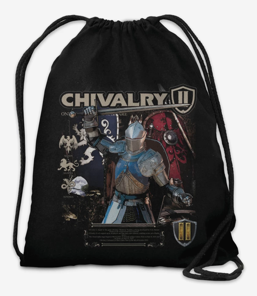 Mochila Negro de Chivalry 