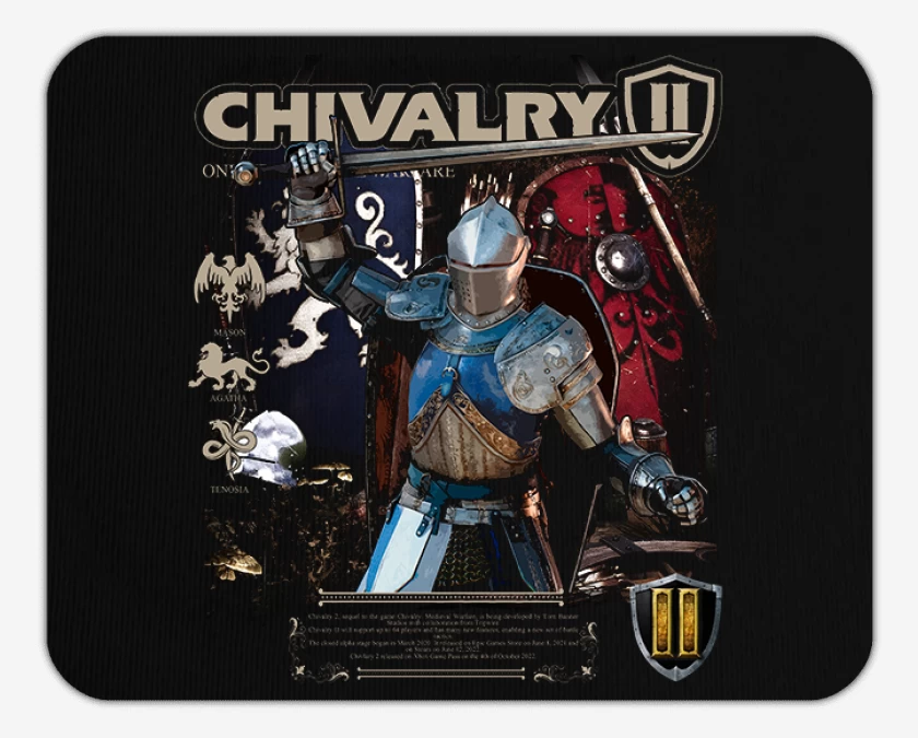 Mousepad Negro de Chivalry 