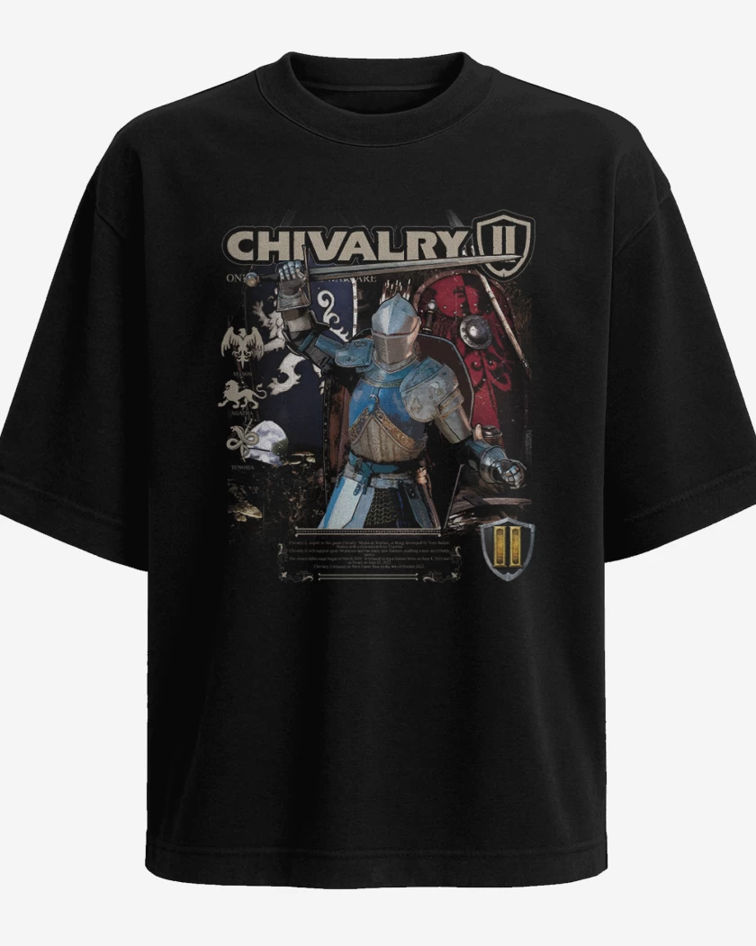 Polera Oversize Negro de Chivalry 