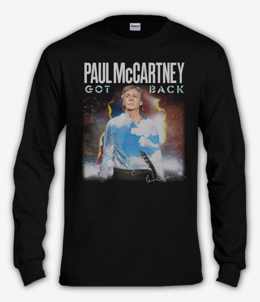 Polera manga larga Negro de Paul McCartney Got Back