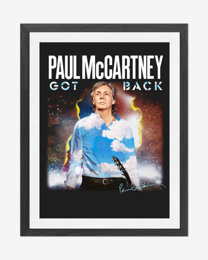 Cuadro decorativo Negro de Paul McCartney Got Back