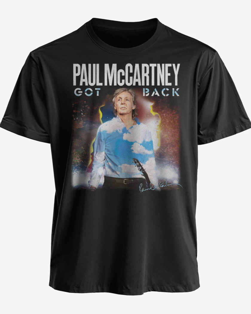 Polera premium Negro de Paul McCartney Got Back