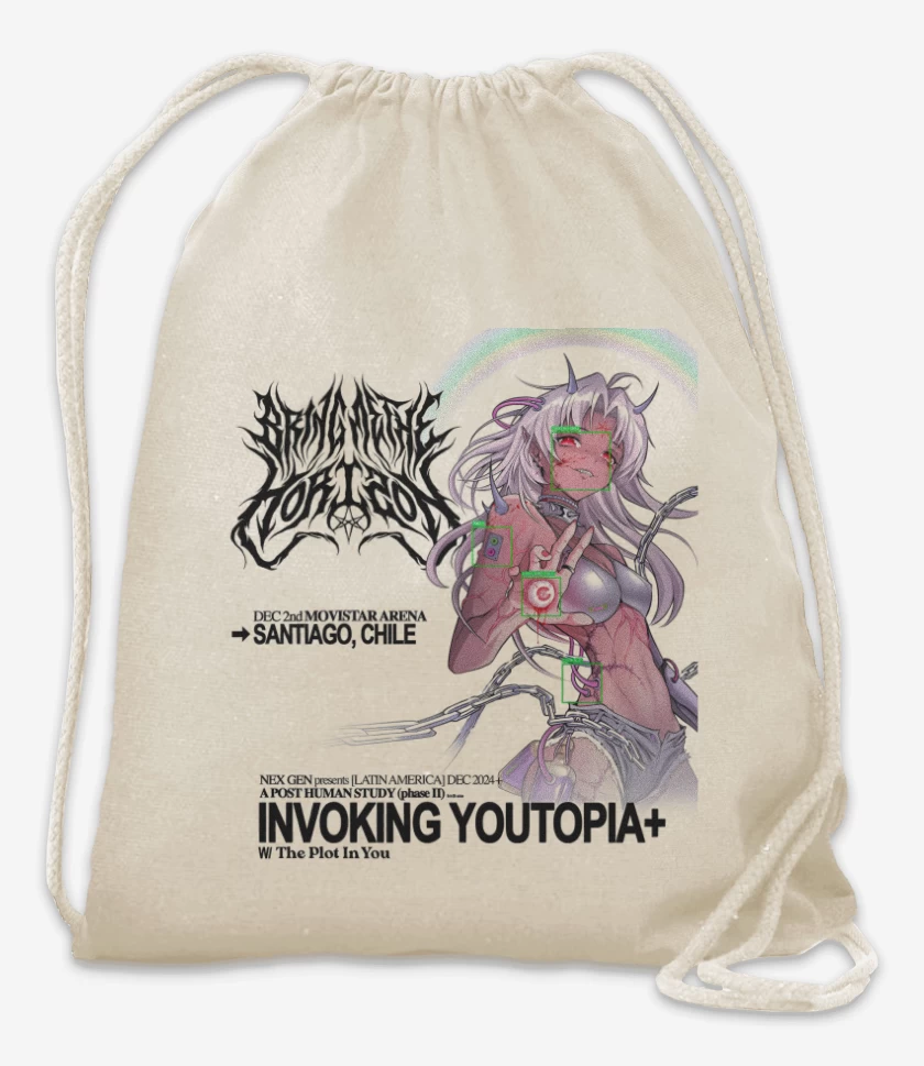 Mochila Blanco de BMTH Invoking Youtopia