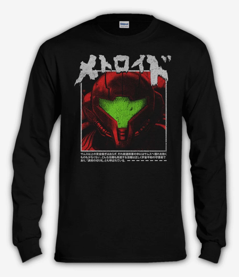 Polera manga larga Negro de SAMUS PRIME