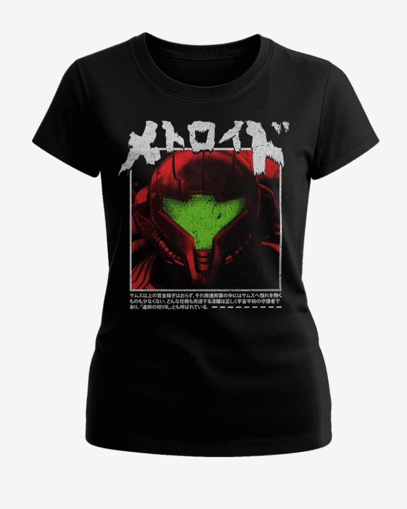 Polera de Mujer Negro de SAMUS PRIME