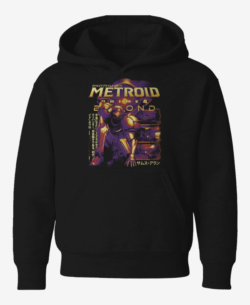 Poleron de niño Negro de METROID PRIME 4 