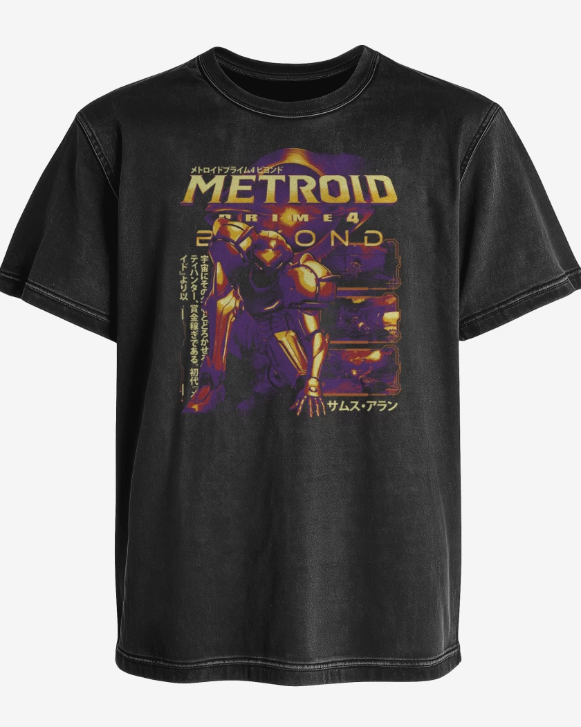 Polera desgastada METROID PRIME 4 