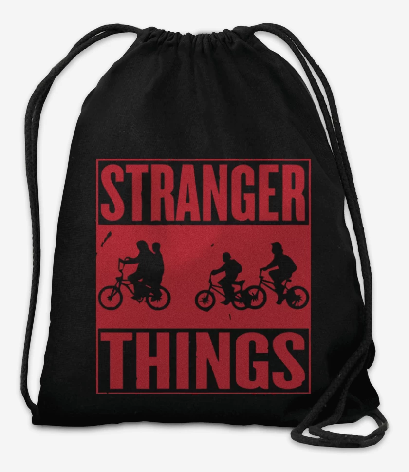 Mochila Negro de Stranger things 1