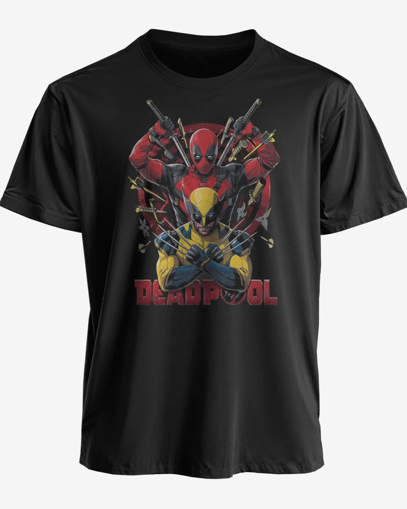 Polera premium Pozo de la muerte y lobezno 