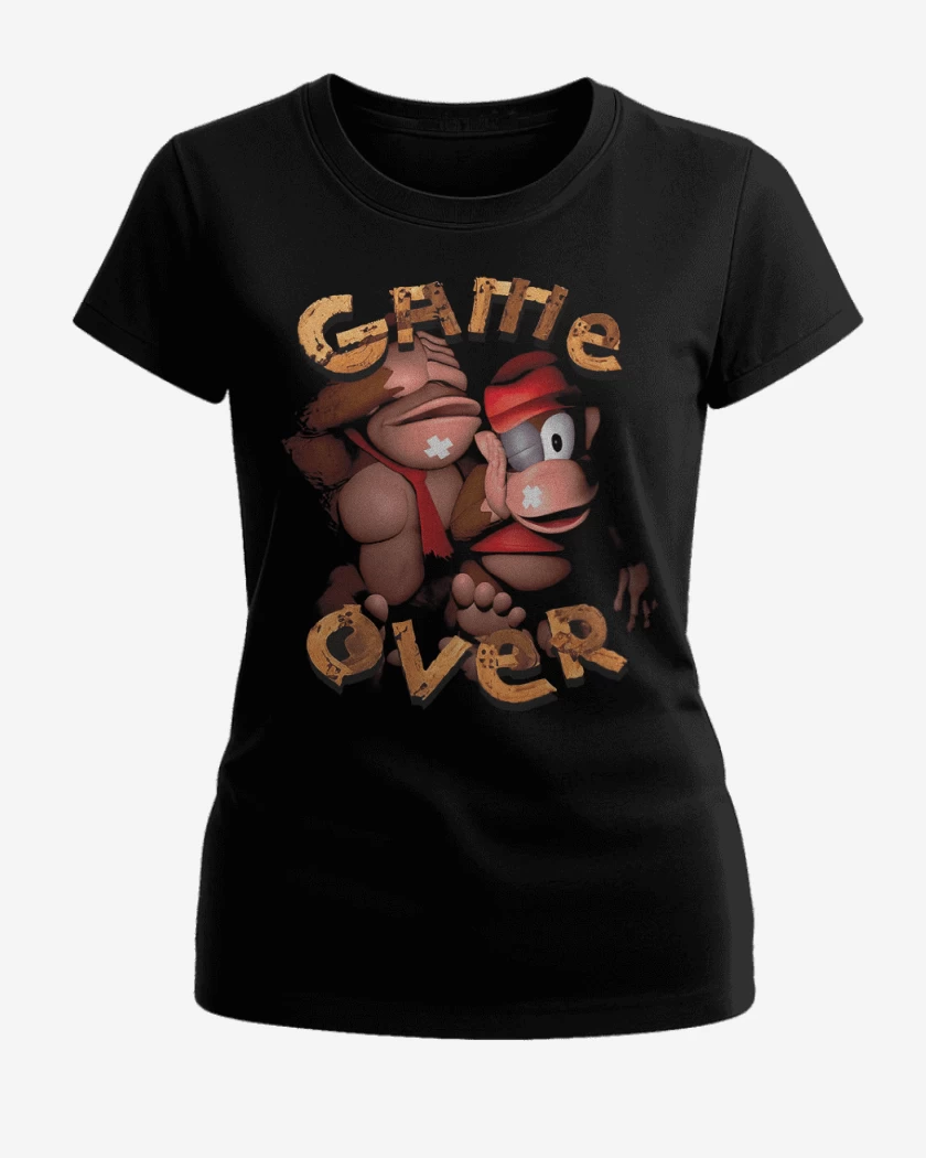 Polera de Mujer Negro de Game over DK
