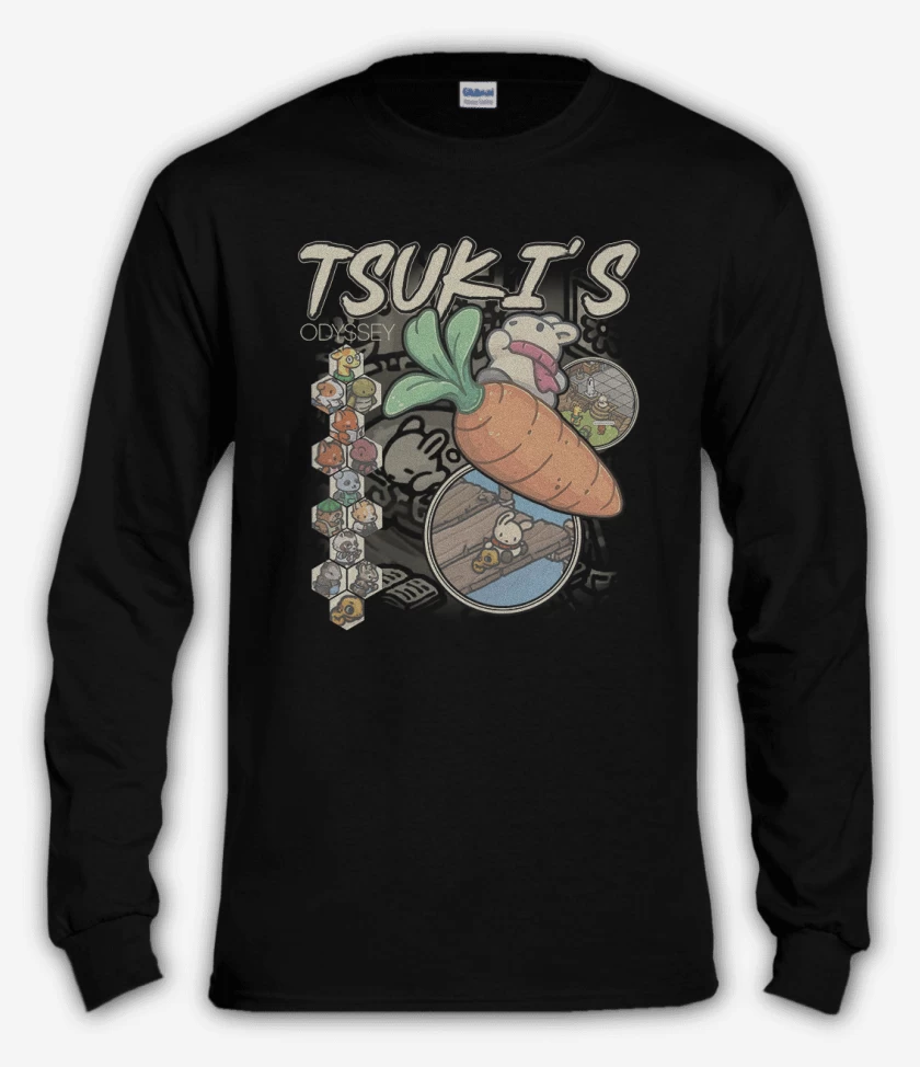 Polera manga larga Negro de Tsuki´s odyssey 