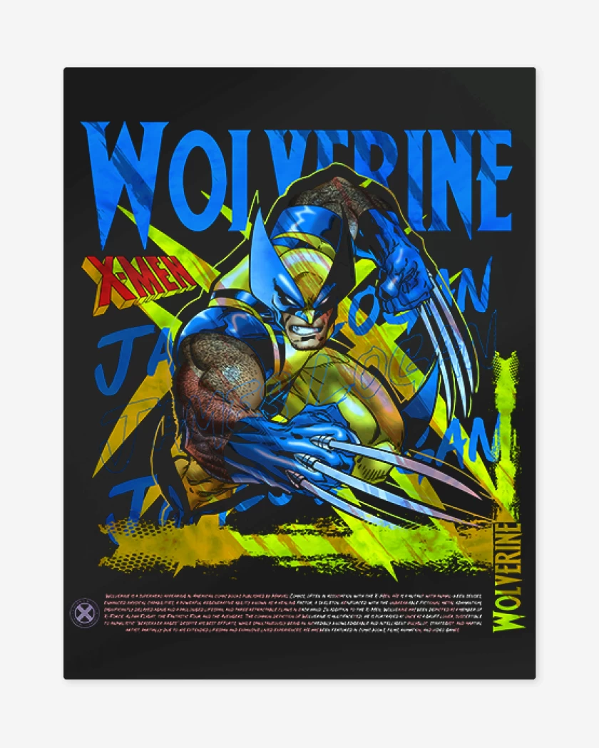 Print metalico Negro de James Logan
