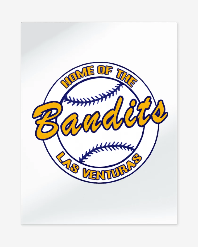 Print metalico Blanco de Bandits 