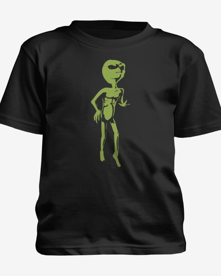 Polera de niño Negro de Marcianito