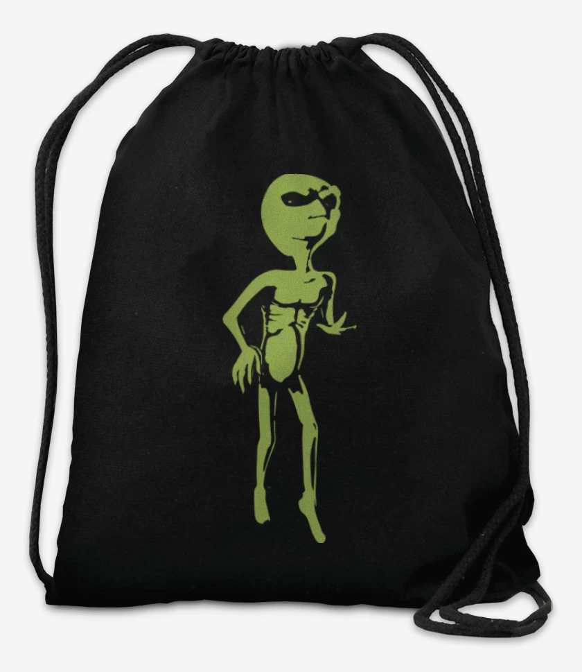 Mochila Negro de Marcianito