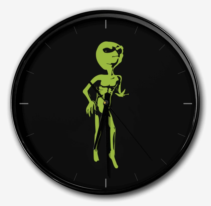 Reloj Negro de Marcianito