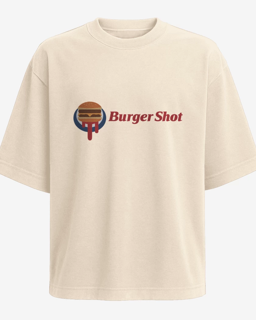 Polera Oversize Burger Shot