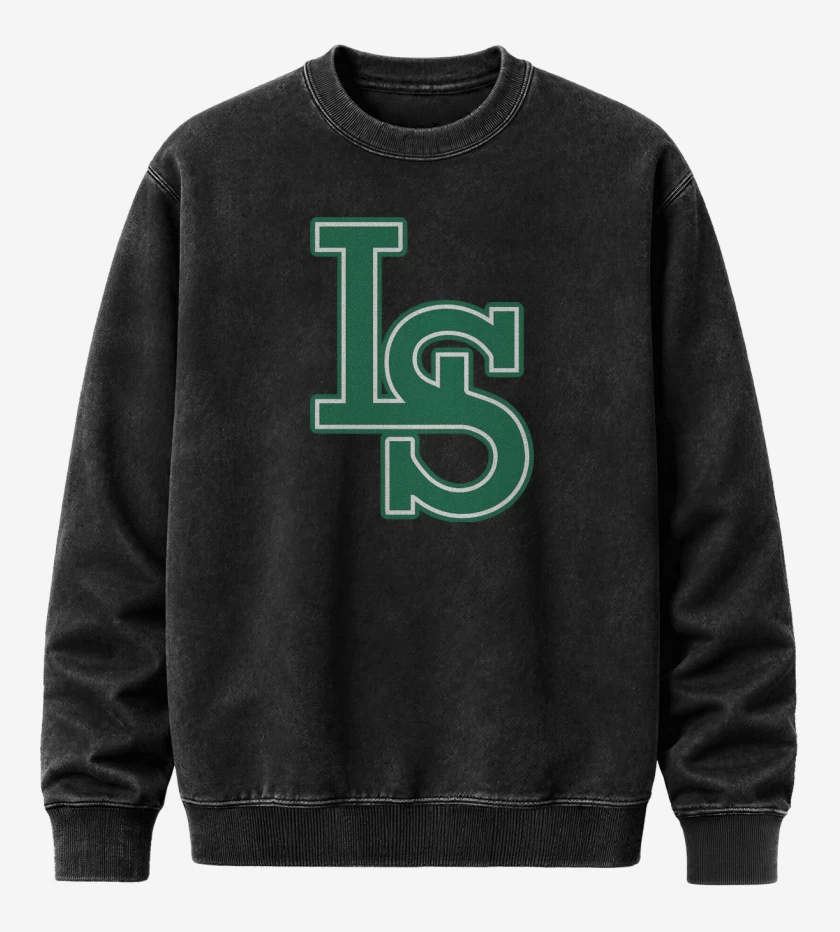 Poleron Polo Acid Wash Negro de LS