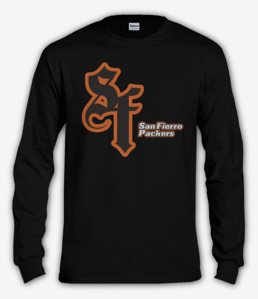 Polera manga larga Negro de San Fierro