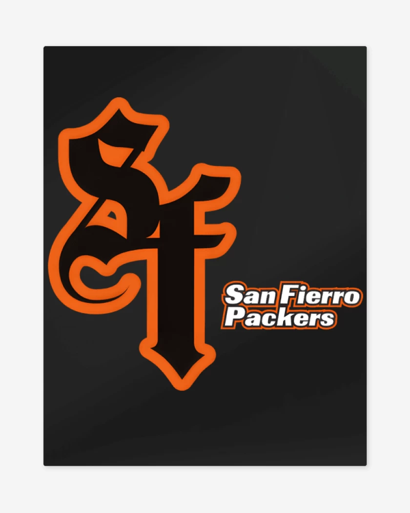 Print metalico Negro de San Fierro