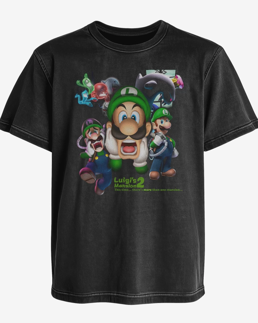 Polera desgastada Luigi Mansion