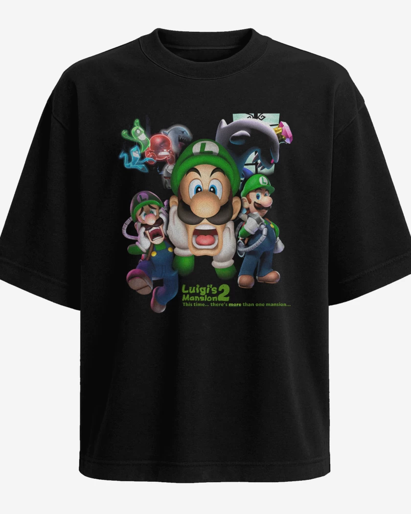 Polera Oversize Luigi Mansion