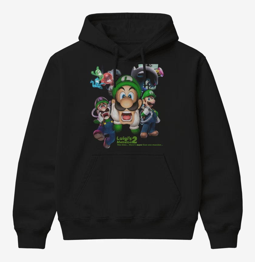 Poleron Canguro básico Luigi Mansion