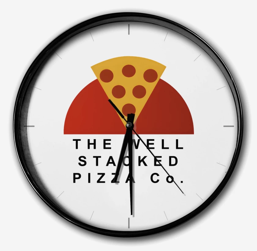 Reloj The Well Pizza