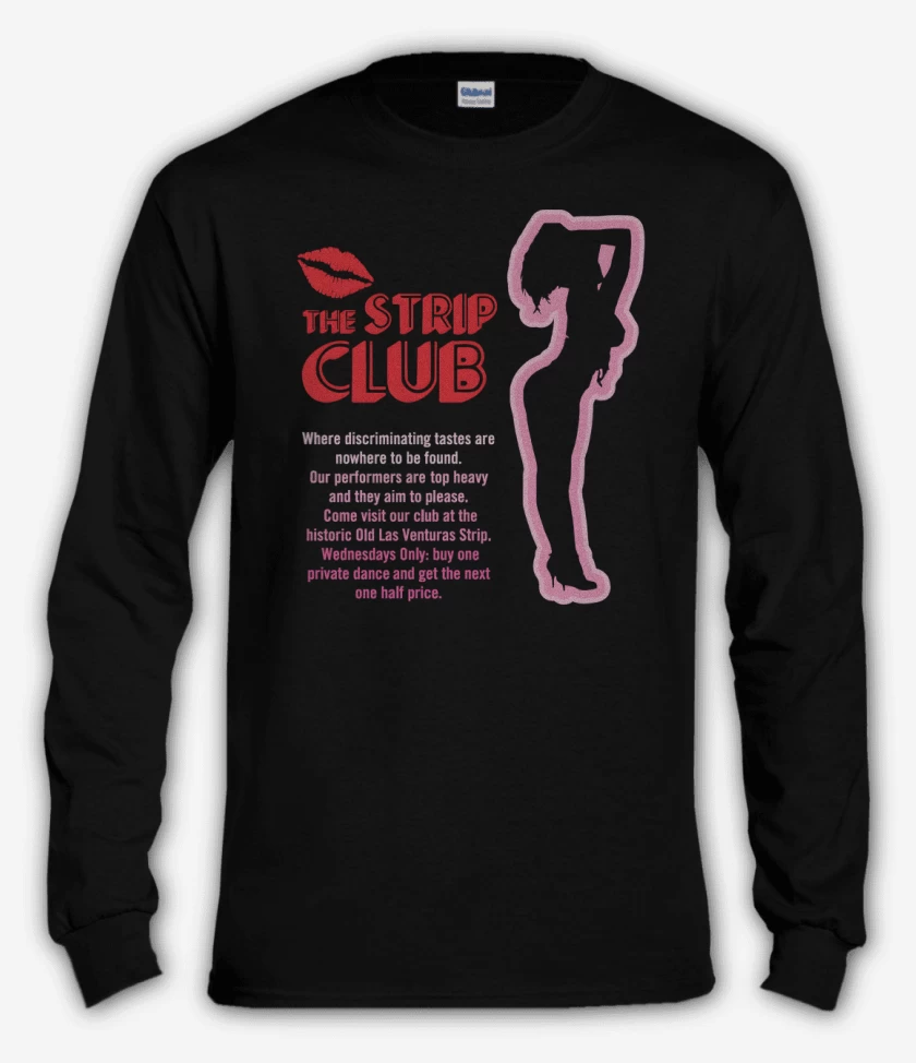 Polera manga larga Negro de Strip San Andreas 