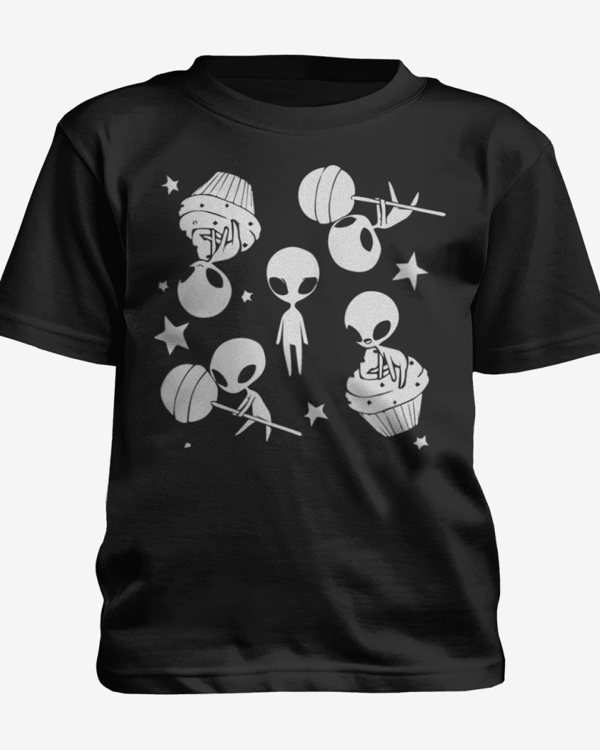 Polera de niño Blanco de Marcianitos