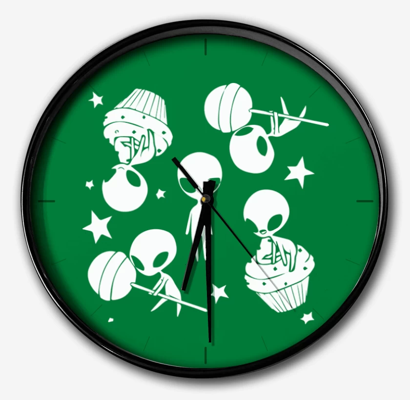 Reloj Verde jade de Marcianitos