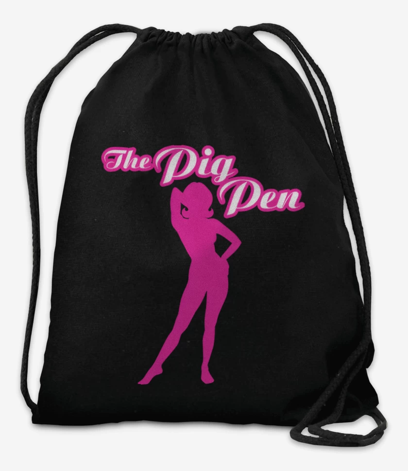 Mochila Negro de The Pig Pen