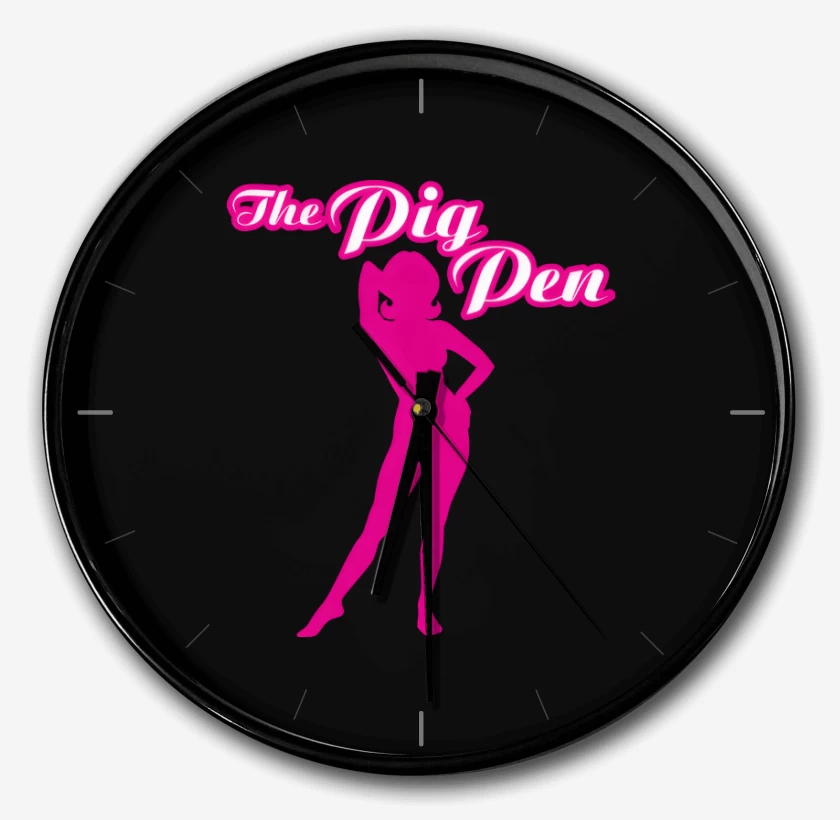 Reloj Negro de The Pig Pen