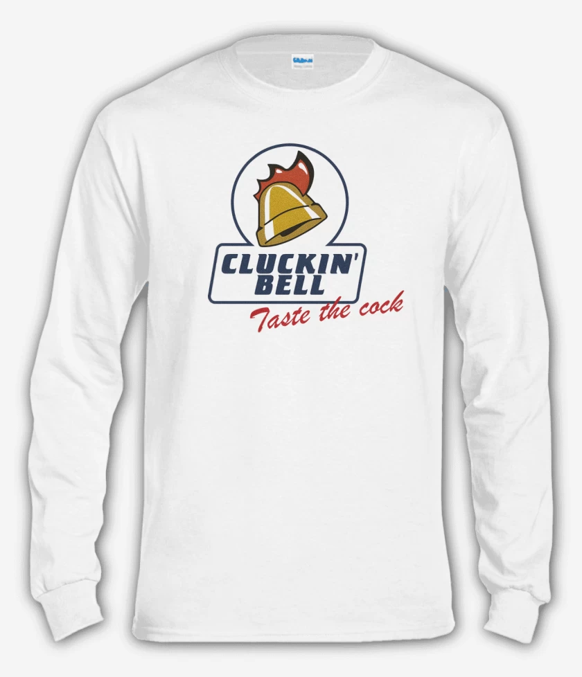 Polera manga larga Blanco de Cluckin Bell