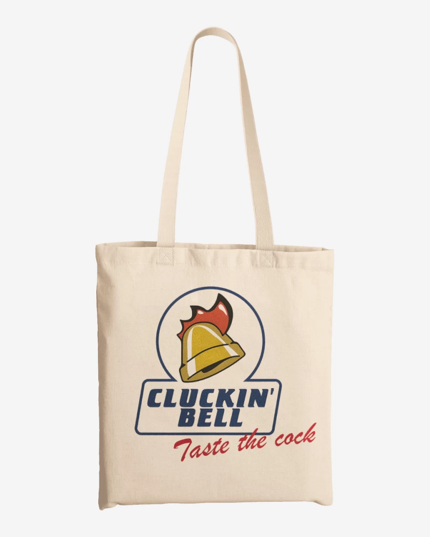 Totebag Blanco de Cluckin Bell