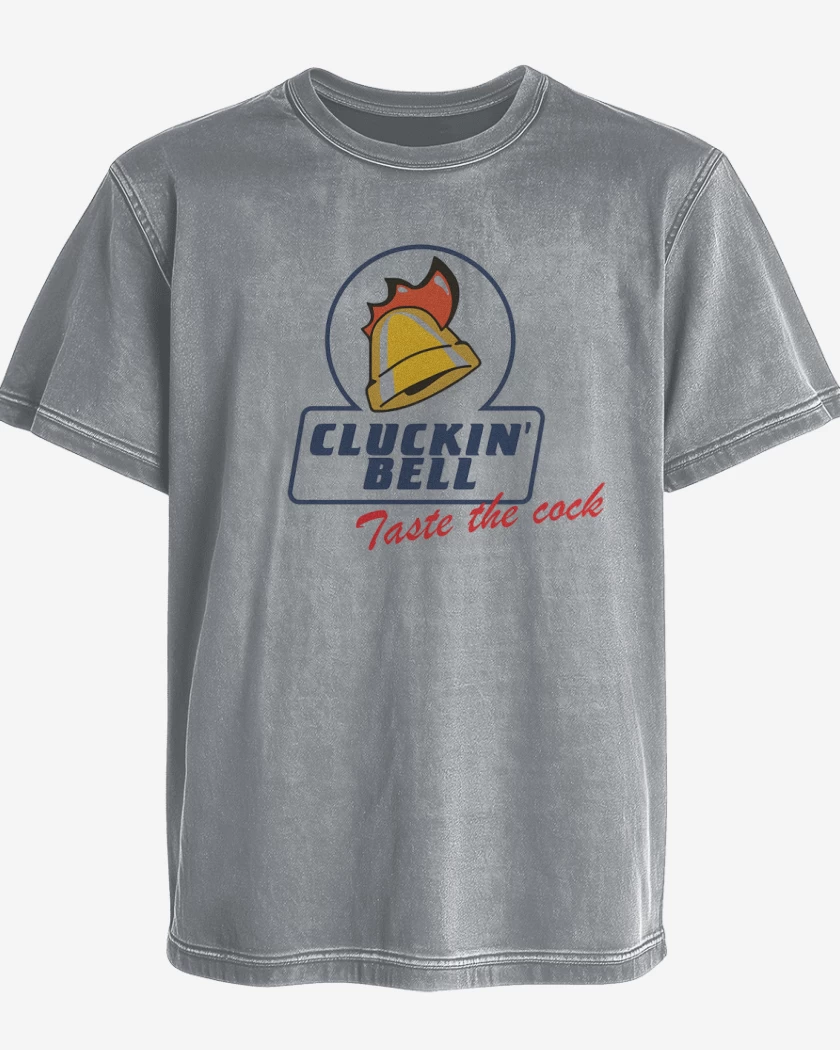 Polera desgastada Cluckin Bell