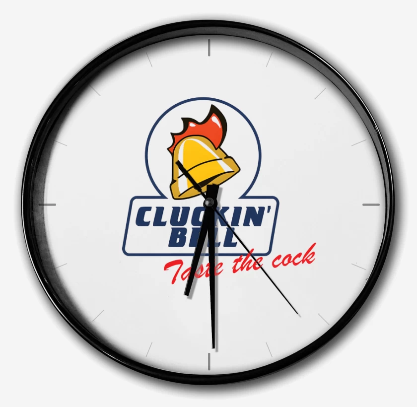 Reloj Blanco de Cluckin Bell