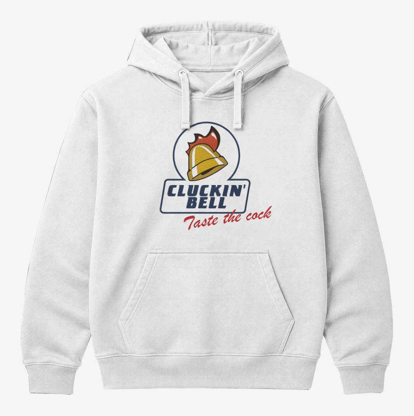 Polerón Canguro Blanco de Cluckin Bell