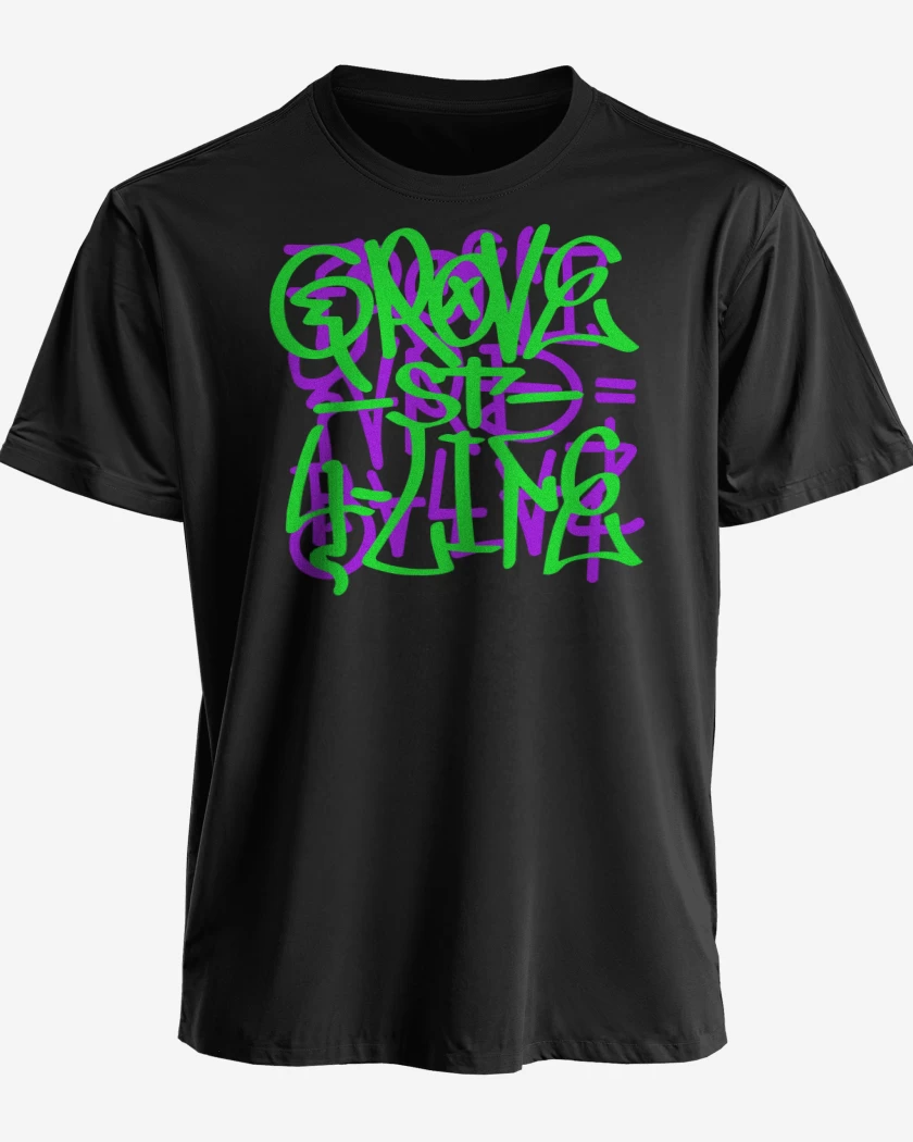 Polera premium Negro de Grove ST 4 Life
